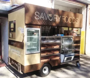 Food Cart Business Wraps by KNAM Media, Savory Foods
