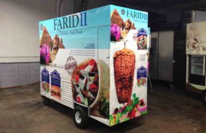 Food Cart Vinyl Wrap by KNAM Media Group