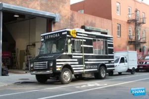 Truck wrap for Sephora promotional event
