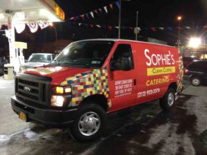 Sophie's Cuban Cuisine Van Wrapping by KNAM Media