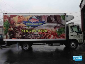 Truck Decals for Food Truck in Brooklyn, NY by KNAM