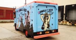 Unruly Heir Ads on Truck by KNAM Media Group